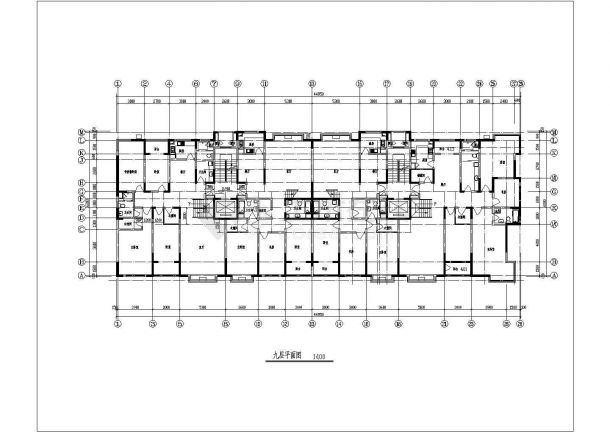 9层欧式住宅楼全套建筑设计施工图-图二