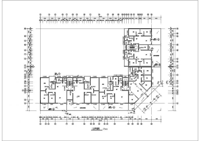 六层混合户型住宅建筑施工图_图1