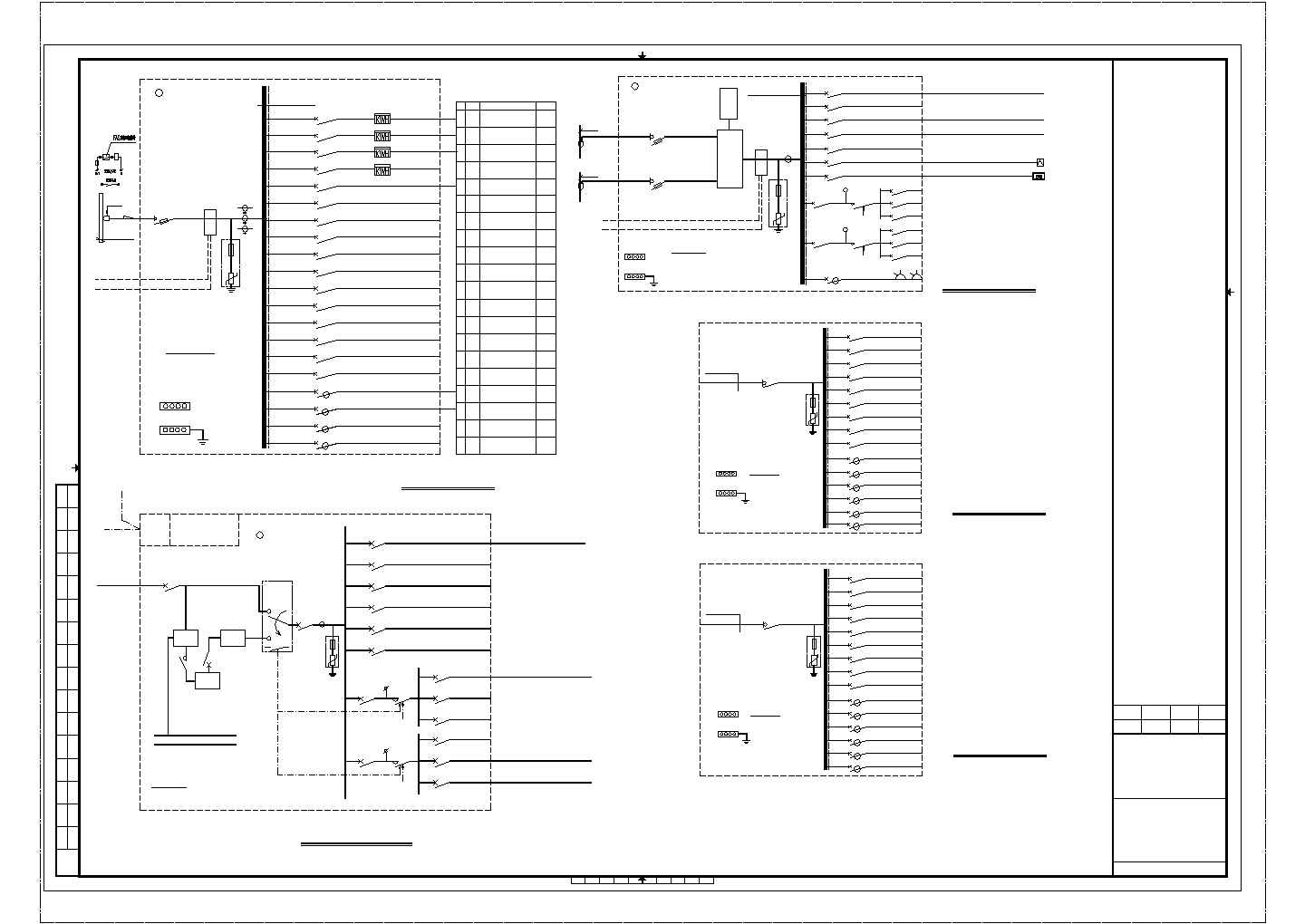 豪华多层住宅建筑设计施工CAD图