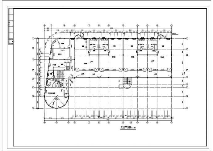 江苏省某市幼儿园施工设计CAD图纸_图1