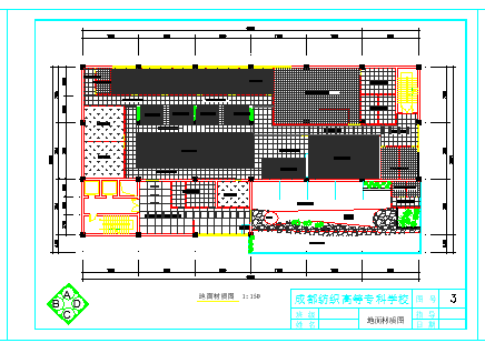 某古典风格中餐厅装修cad设计施工图纸-图一