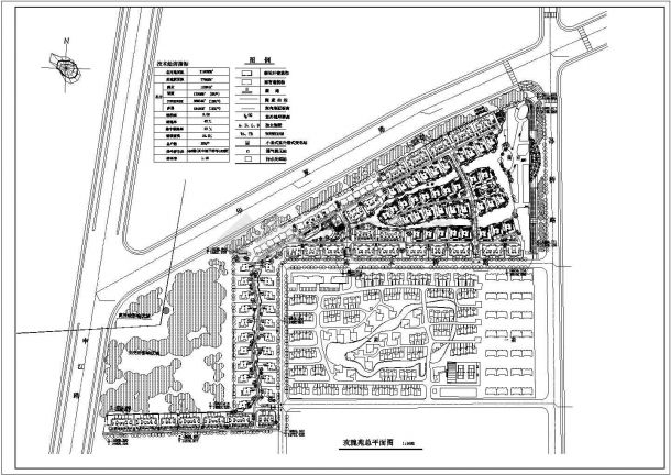 119080平米住宅规划设计施工图-图一