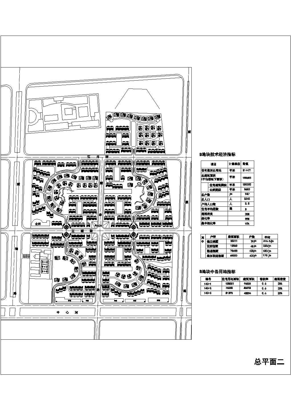 188683平米住宅规划施工图