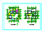 二层乡村别墅建筑cad施工图纸（含效果图）