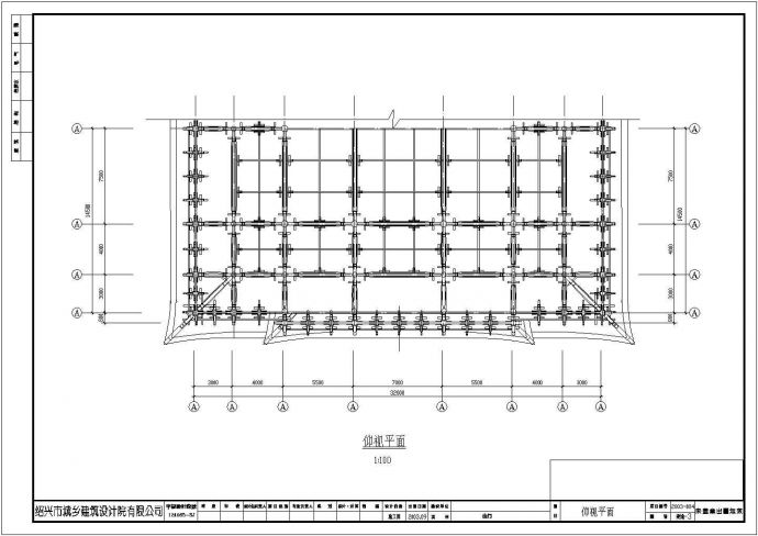 某一层仿古风格山门殿设计cad全套建筑施工图（含设计说明）_图1