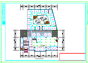 二层某咖啡厅装修设计cad施工图纸_图1
