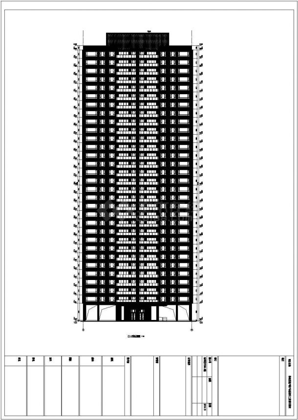 某城区经典建筑标准化户型设计施工CAD图纸-图一