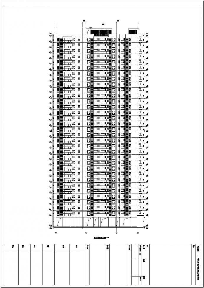 某城区经典居民建筑标准化户型设计施工CAD图纸_图1