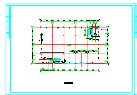 某三层食堂建筑设计cad施工图纸_图1