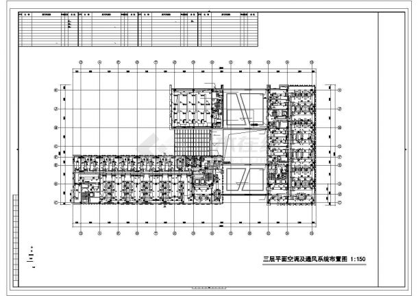 [上海]多层办公楼空调通风防排烟系统设计施工图（地源热泵系统）-图一