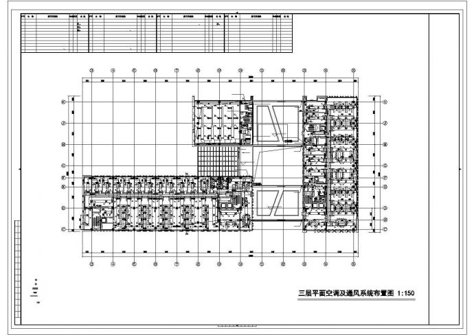 [上海]多层办公楼空调通风防排烟系统设计施工图（地源热泵系统）_图1