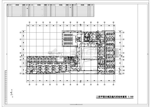 [上海]多层办公楼空调通风防排烟系统设计施工图（地源热泵系统）-图二