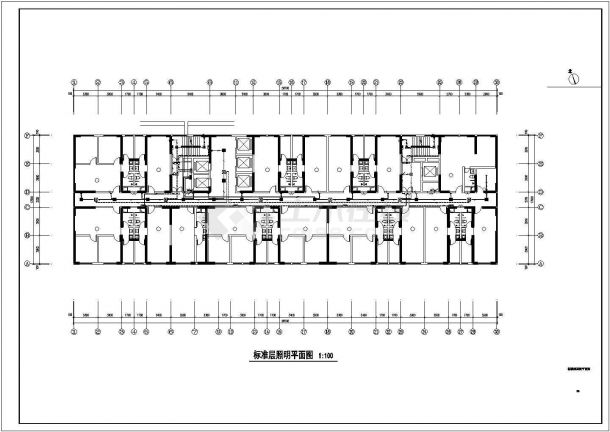 [山东]商务办公楼强弱电施工CAD图，80张（双甲级设计院）-图一