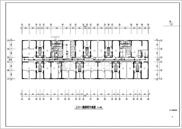 [山东]商务办公楼强弱电施工CAD图，80张（双甲级设计院）-图二