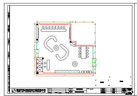 某开发区主题餐厅装修设计cad施工图-图二
