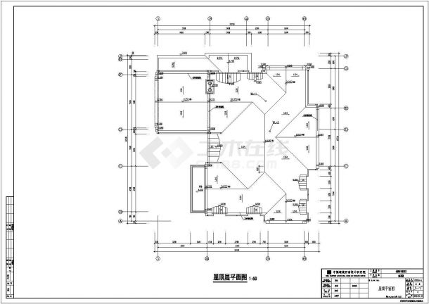 保定市庄前新村某2层砖混结构独栋别墅给排水设计CAD图纸-图一