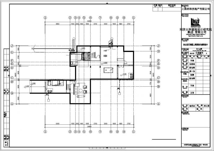 贵阳市某小区505平米2层混合结构单体别墅平面设计CAD图纸（含地下层）_图1