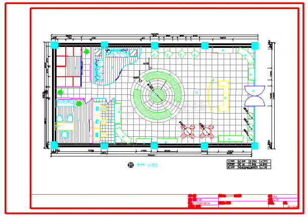 SONY专卖店设计CAD施工装饰图纸-图二