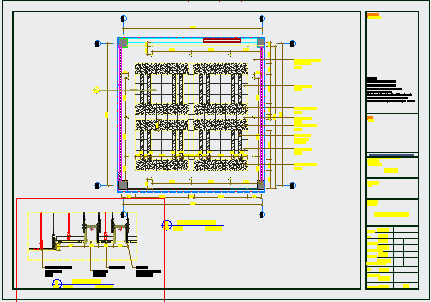 某精品家具市场观光电梯工程CAD图_图1