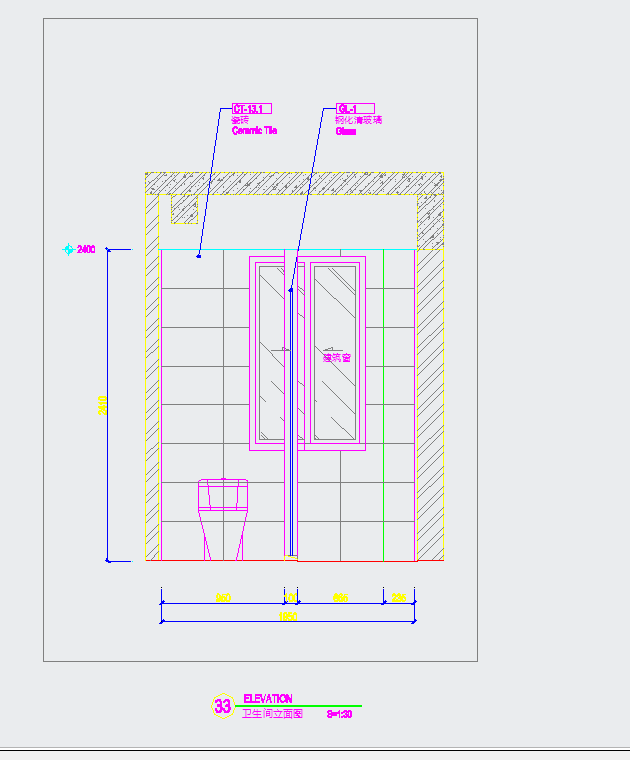 某地花园洋房样板房CAD图纸_图1