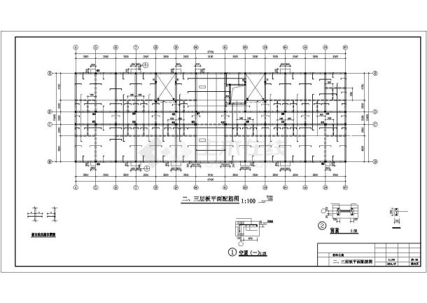 某城区四层砖混结构老年公寓建筑设计施工CAD图纸-图一