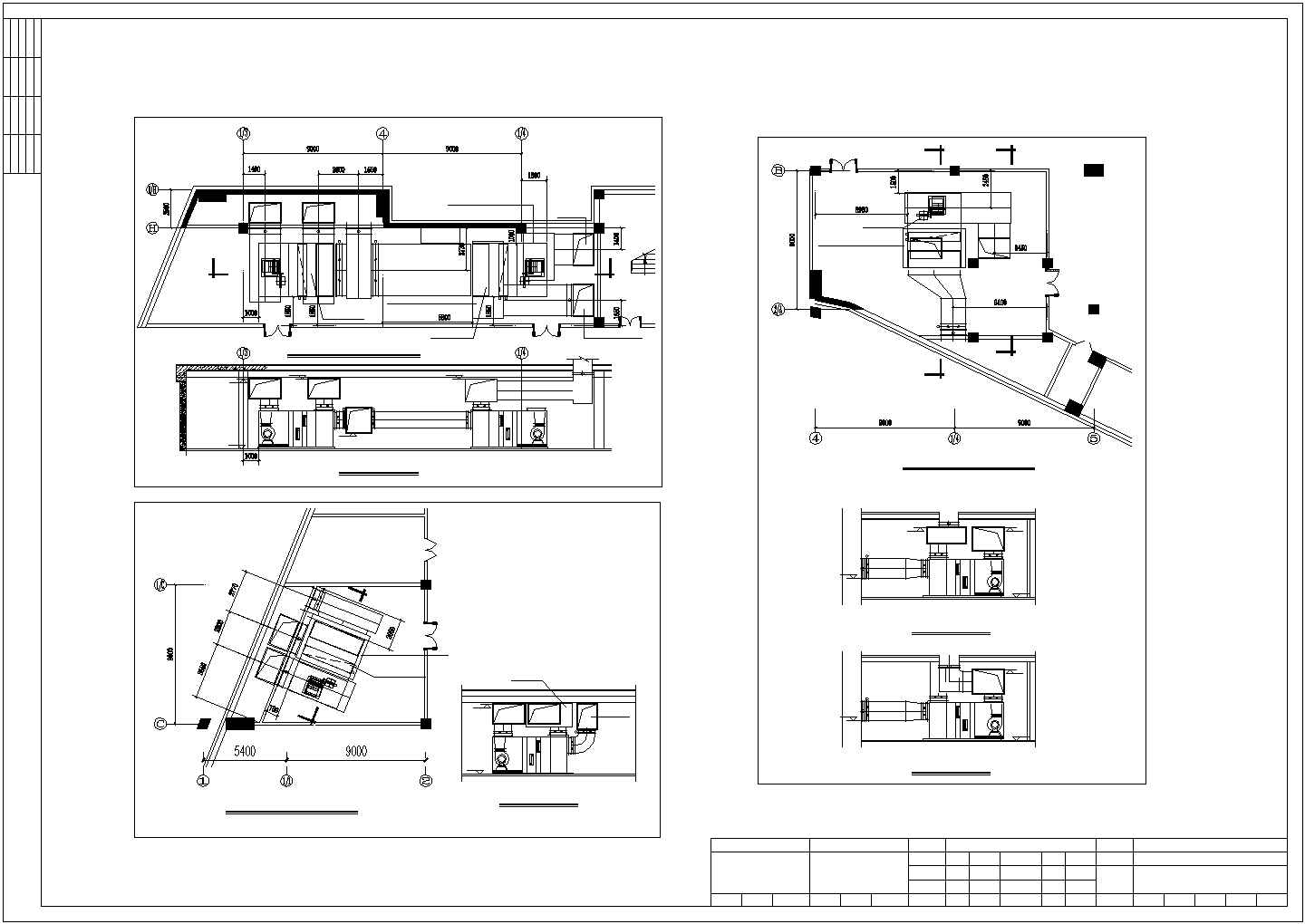 某会展中心采暖空调工程设计施工CAD图纸
