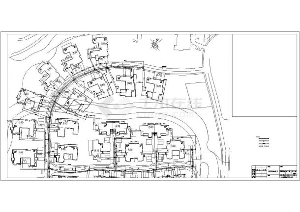某别墅区室外热力管道工程设计施工CAD图纸-图一
