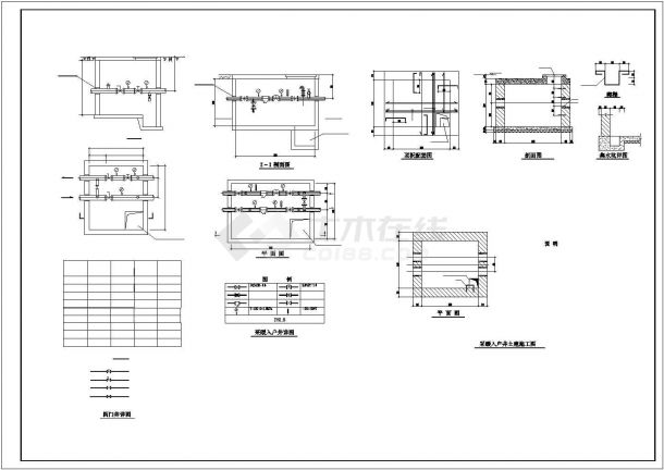 某住宅小区热力管网工程设计施工CAD图纸-图二