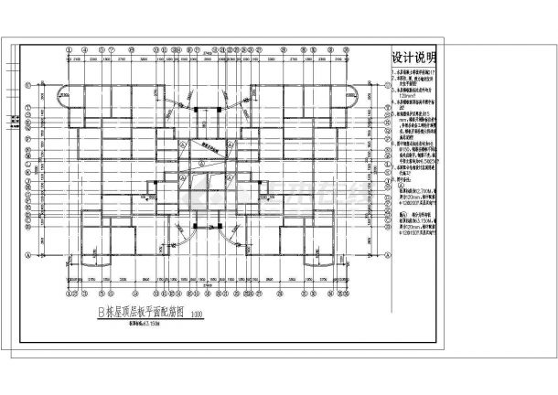某高层住宅结构CAD建筑设计施工图-图一