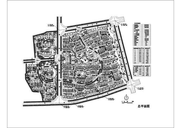 94583平米小区规划设计图_图1