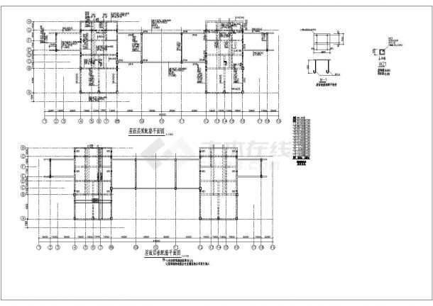 钢筋混凝土框剪结构高层住宅CAD建筑设计施工图-图二