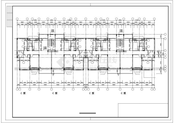 某六层框架结构教师公寓楼（3605.16㎡）设计cad全套建筑施工图（含设计说明）-图二