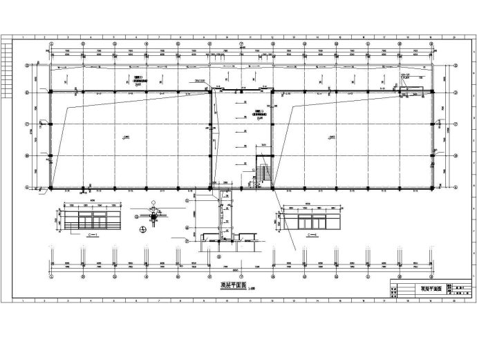 扬州市某重点大学4200平米3层框架结构体育馆建筑设计CAD图纸_图1