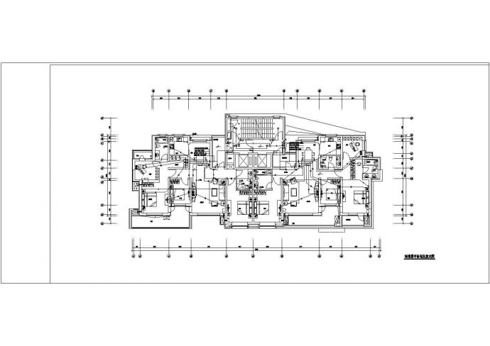 高层住宅楼电气cad全套CAD建筑设计施工图_图1