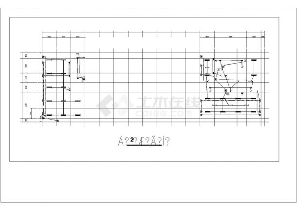 某六层办公楼电气cadCAD建筑设计施工图-图一