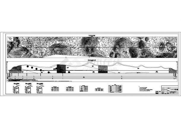 某灌溉输水隧洞设计施工CAD全套图纸-图二