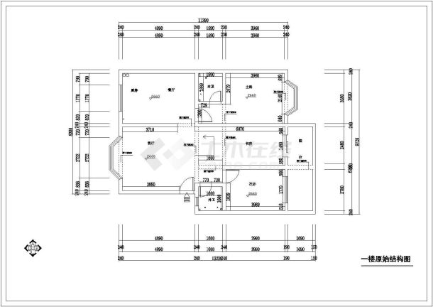 云和同心花园A5幢住宅装修设计图-图二