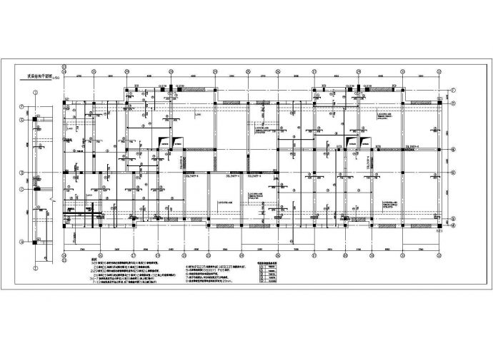 欧式住宅楼底框结构建筑CAD图_图1