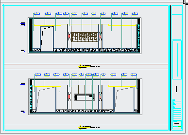某新中式风格茶楼会所装修设计CAD施工图+30张效果图-图二
