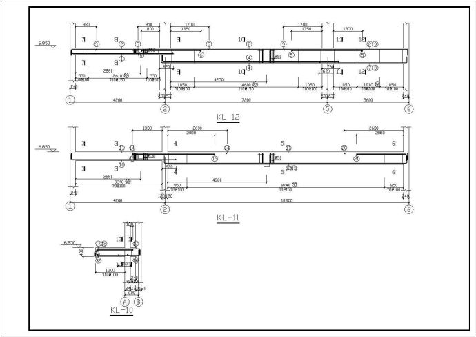 某砖混结构三层别墅设计cad详细结构施工图_图1
