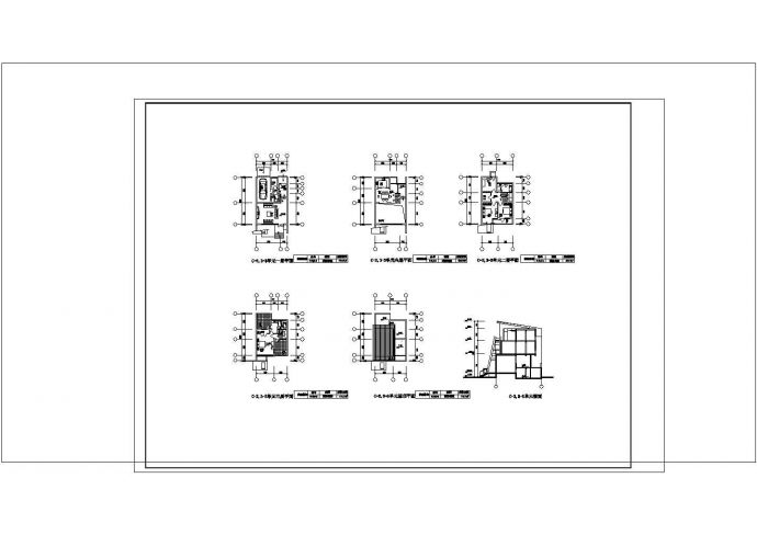 某两层别墅设计CAD建筑设计施工图_图1