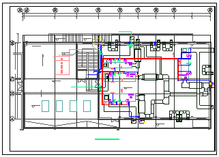 3层市人民医院病房楼改建电施设计cad施工图-图二