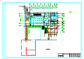 1层医院殡仪馆电施设计cad图纸_图1
