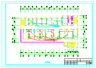 2层某传染病医院电施设计cad图纸-图二