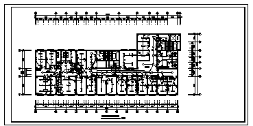  -1+8层医院住院楼电施设计cad图纸-图一