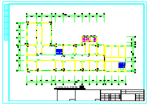 4层L型医院门诊楼水施设计cad图纸-图二