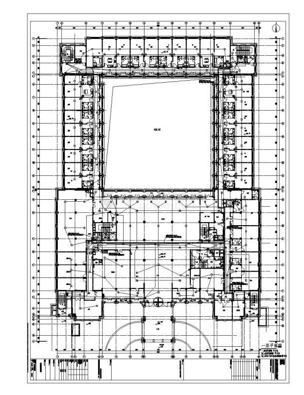 新疆014年最新酒店全套电气CAD施工图（含详细计算说明）-图二