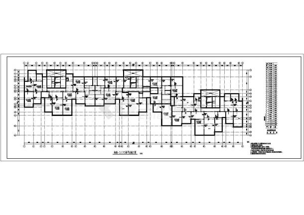 某26层剪力墙结构住宅楼设计cad全套结构施工图（ 含设计说明）-图一
