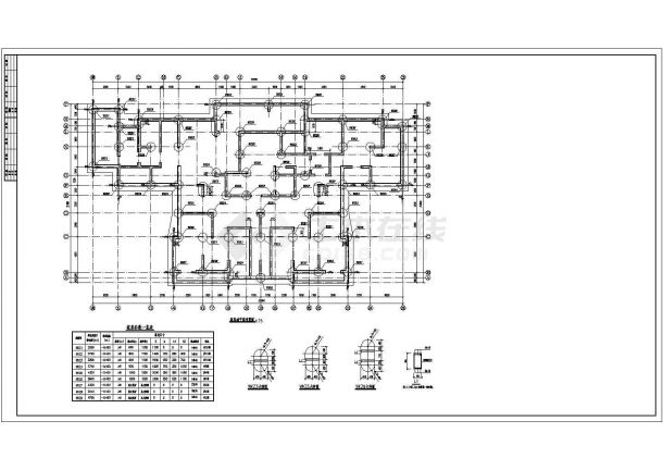 某小高层剪力墙结构住宅楼设计cad详细结构施工图-图一