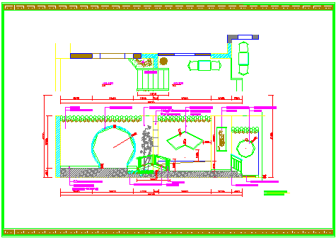 某中式风格茶楼装修图CAD图纸-图一